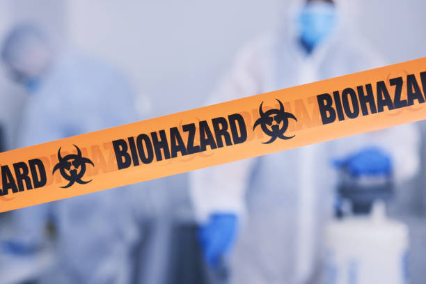 Professional Infectious Disease Decontamination technician working in River Edge, NJ